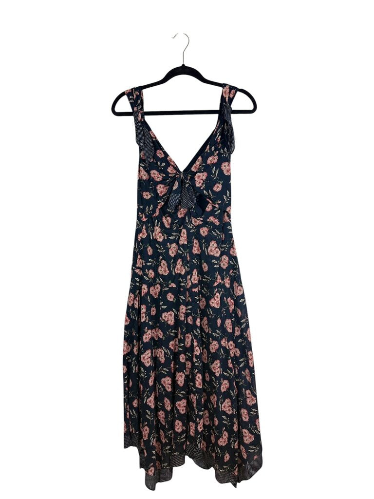 LA VIE REBECCA TAYLOR FLORAL & POLKA DOT DRESS
