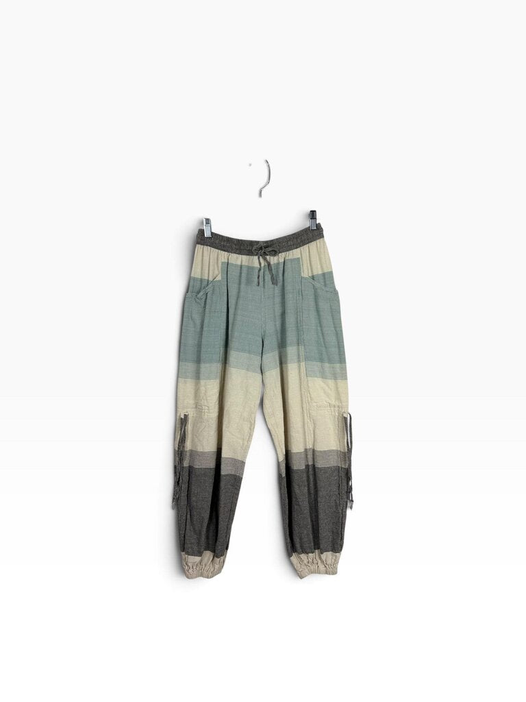 ARK IMPORTS COLORBLOCK COTTON PANTS