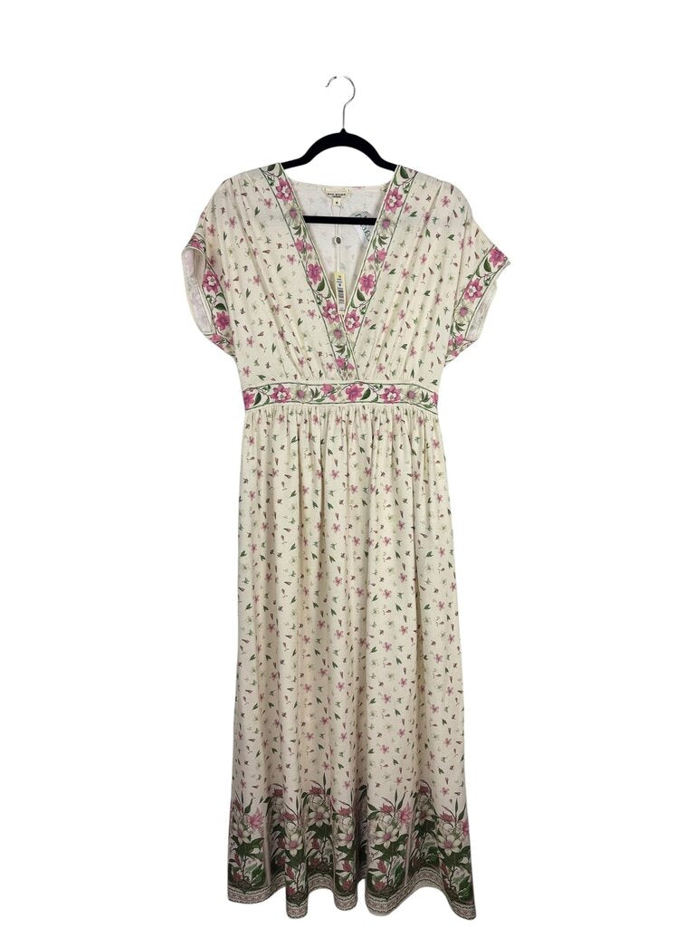 MAX STUDIO FLORAL MAXI DRESS