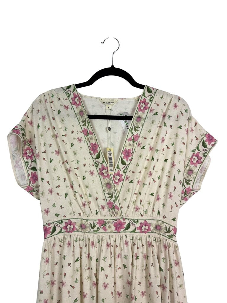 MAX STUDIO FLORAL MAXI DRESS