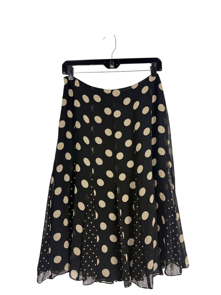 JONES NEW YORK POLKA DOT MIDI SKIRT