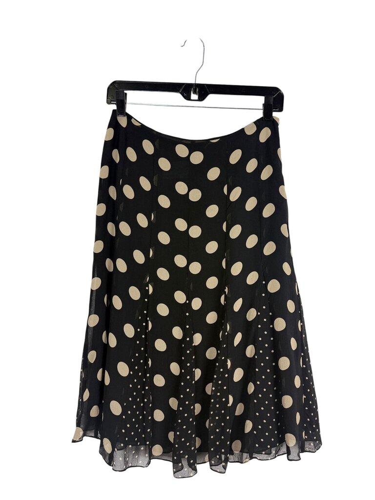JONES NEW YORK POLKA DOT MIDI SKIRT