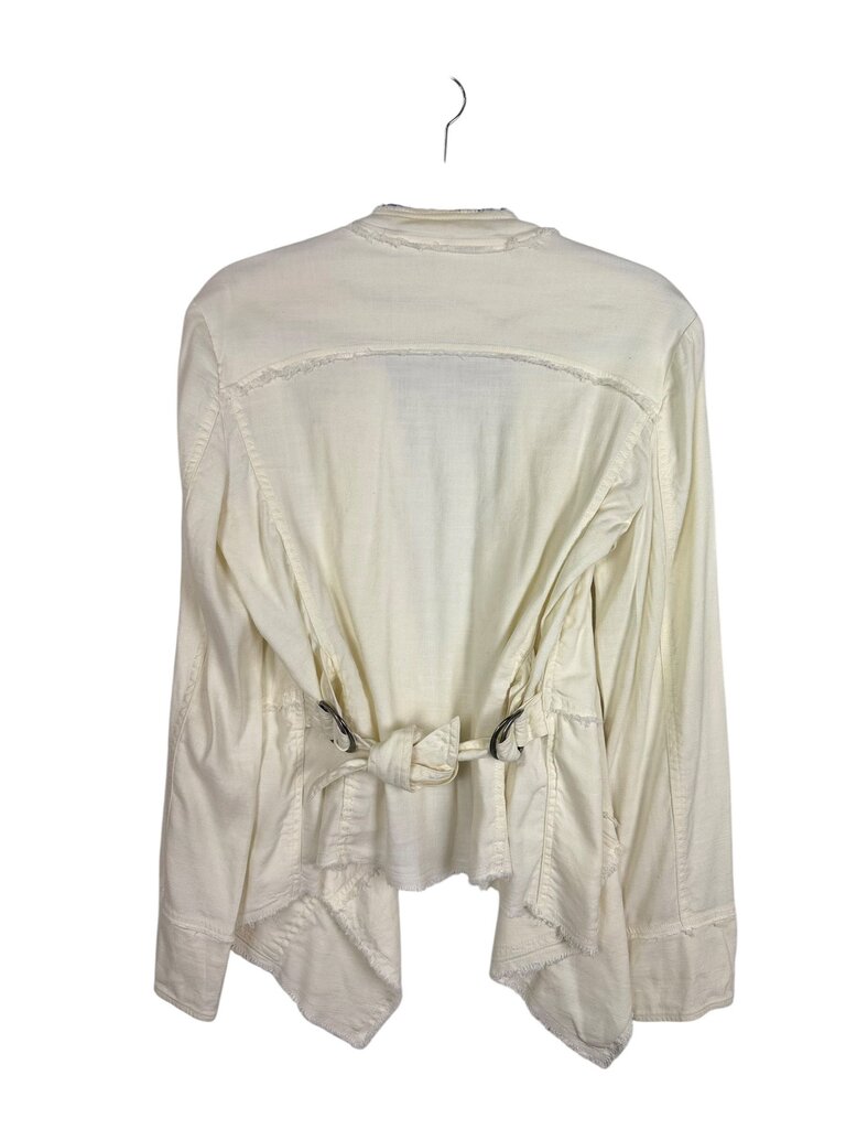 FREE PEOPLE FRAYED OPEN JACKET