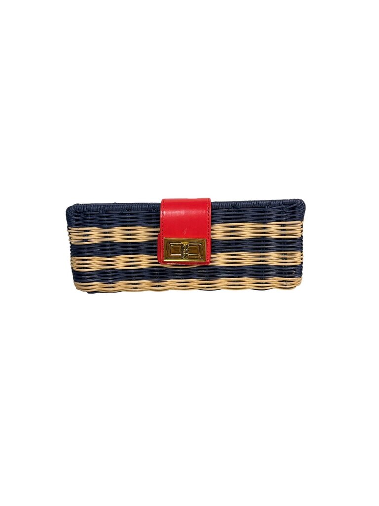 J. CREW STRAW CLUTCH