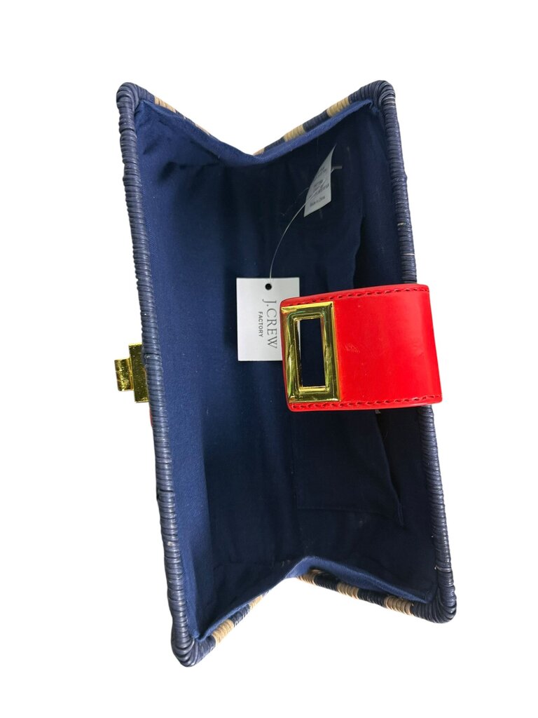 J. CREW STRAW CLUTCH