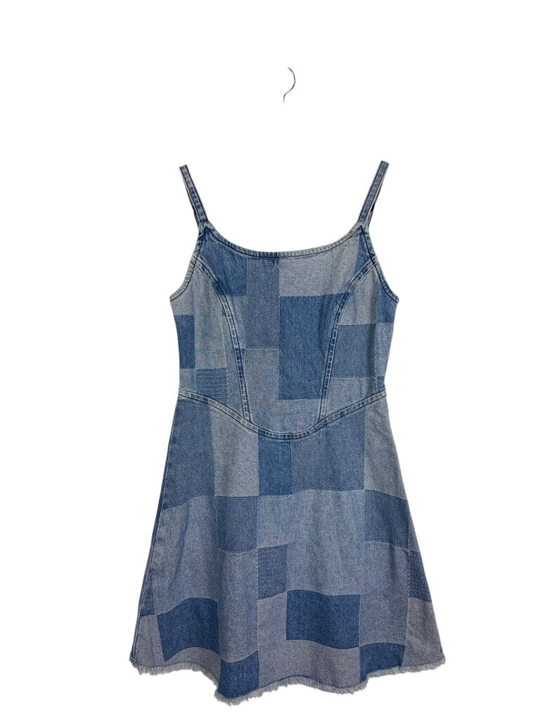 HARPER HERITAGE DENIM PATCHWORK DRESS