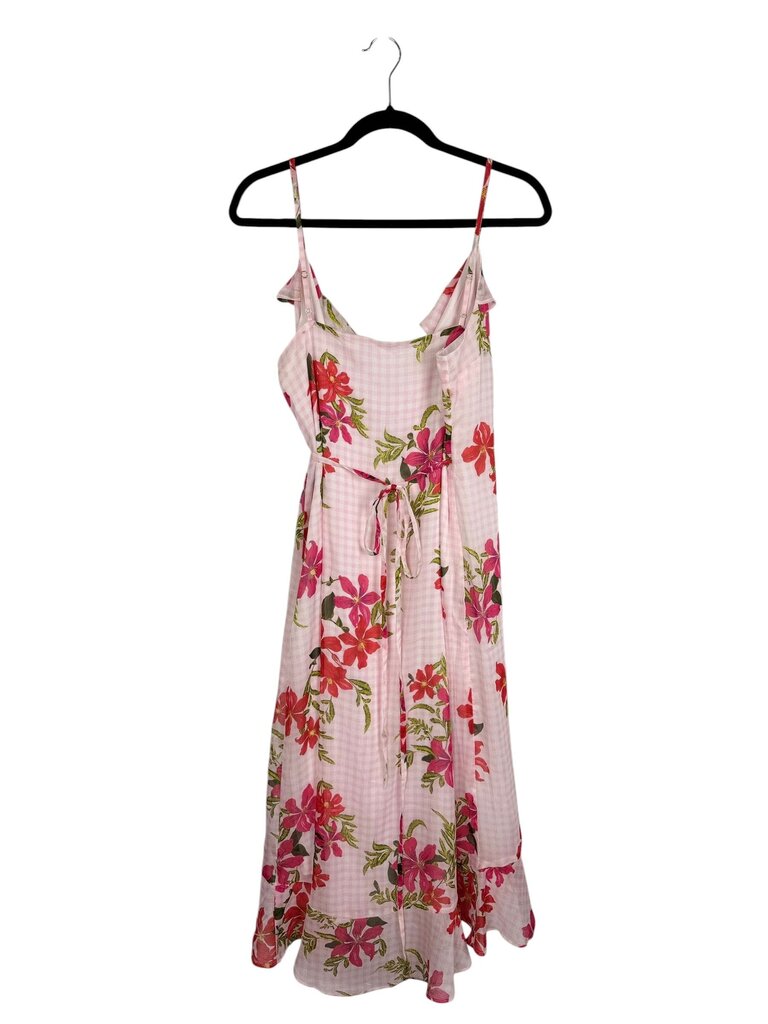 GUESS GINGHAM & FLORAL DRESS