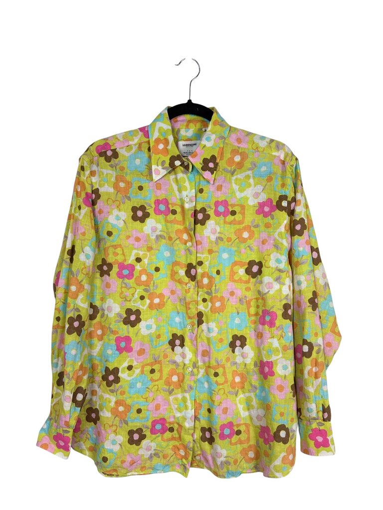 LORENZINI FLORAL BUTTON DOWN
