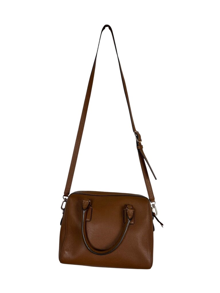 TORY BURCH PEBBLE LEATHER SATCHEL