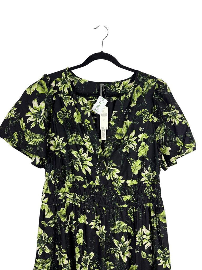 ANTHROPOLOGIE FLORAL MAXI DRESS