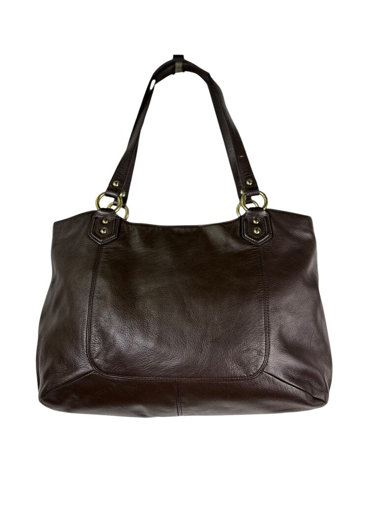 COACH LEATHER SHOULDER BAG