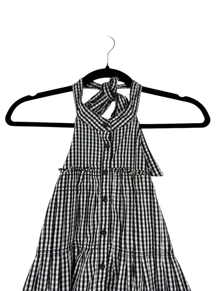 FREE PEOPLE HALTER GINGHAM TOP
