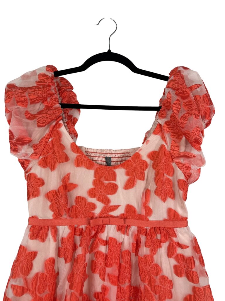 ANTHROPOLOGIE FLORAL BABYDOLL DRESS
