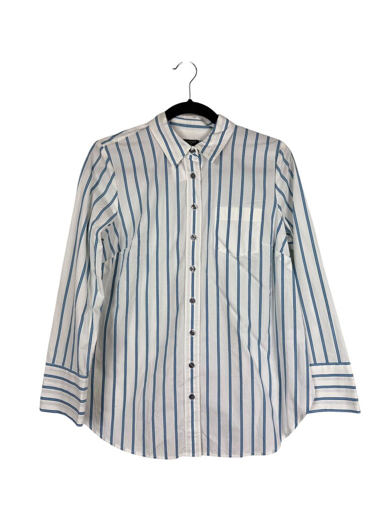 TALBOTS STRIPED BUTTON DOWN