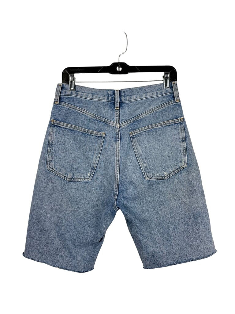 AGOLDE LONG DENIM SHORTS