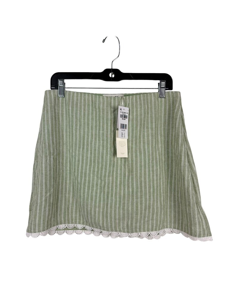 ABERCROMBIE & FITCH STRIPE MINI SKIRT