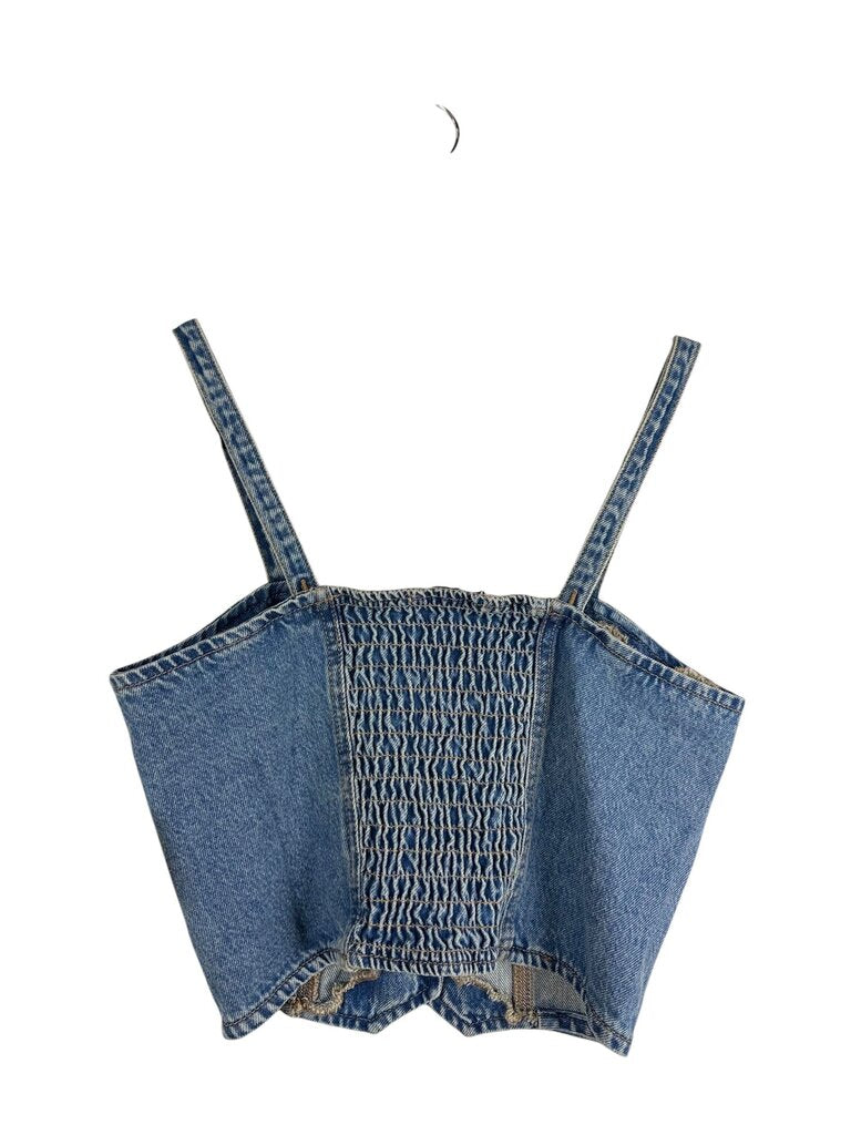 ARIZONA DENIM BUSTIER TOP