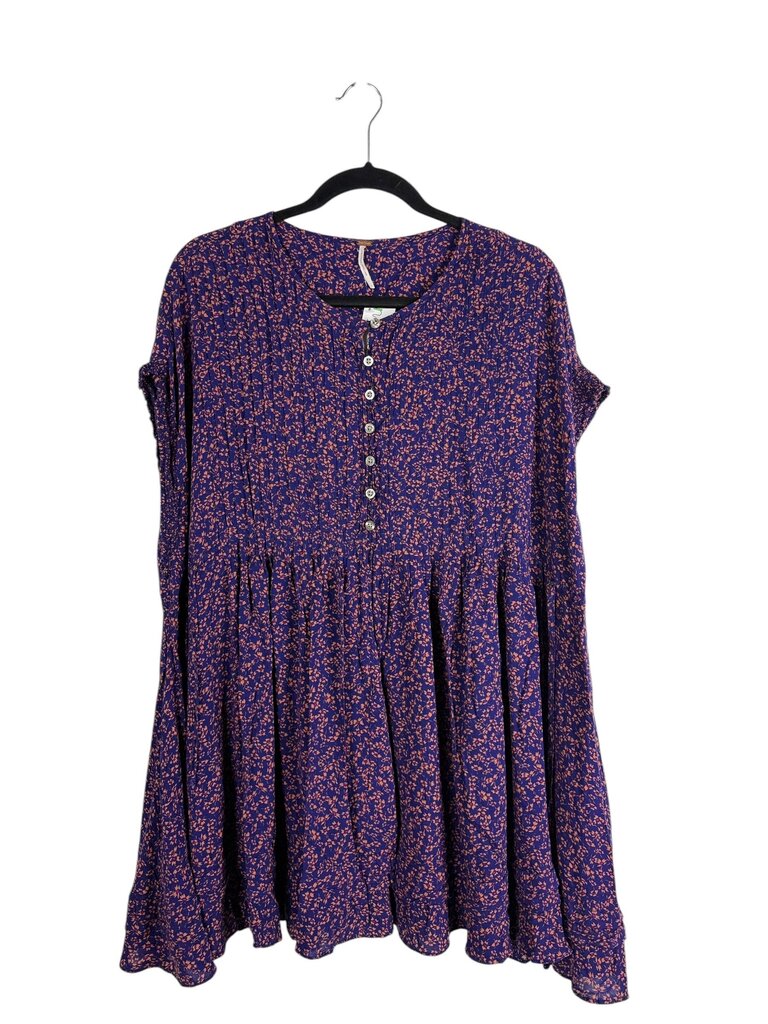 FREE PEOPLE OVERSIZED FLORAL DRESS