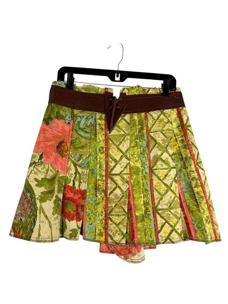 JOEY D PATTERN MINI SKIRT