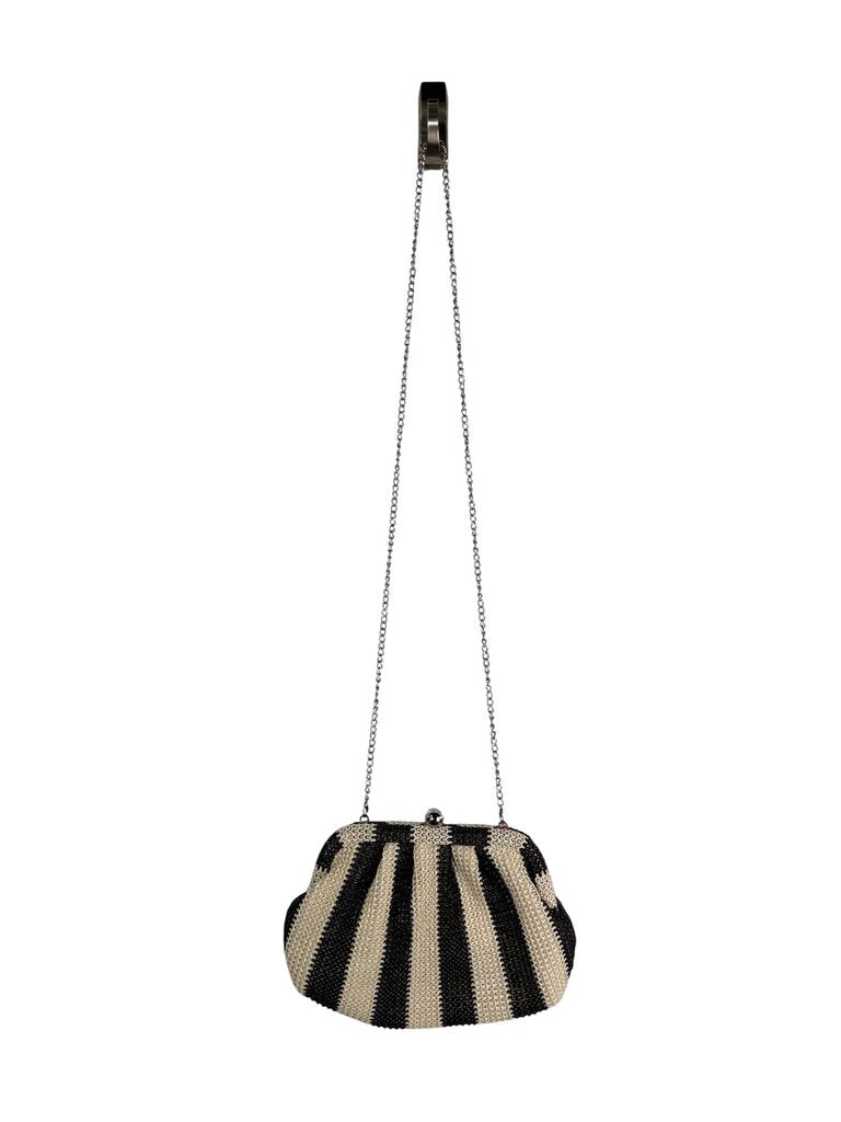 ISAAC MIZRAHI NYC STRIPED CROSSBODY