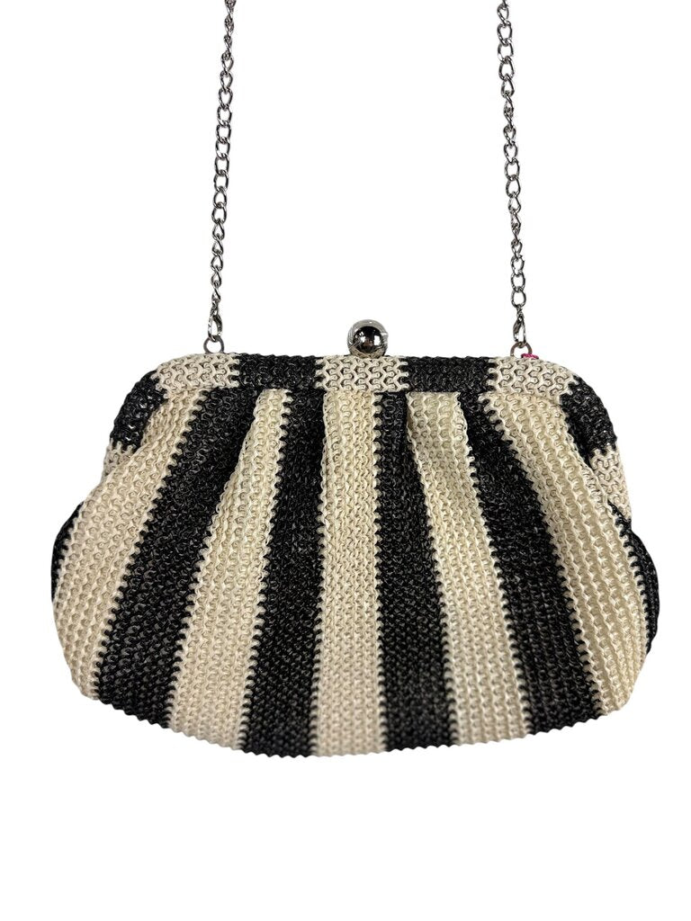 ISAAC MIZRAHI STRIPED CROSSBODY