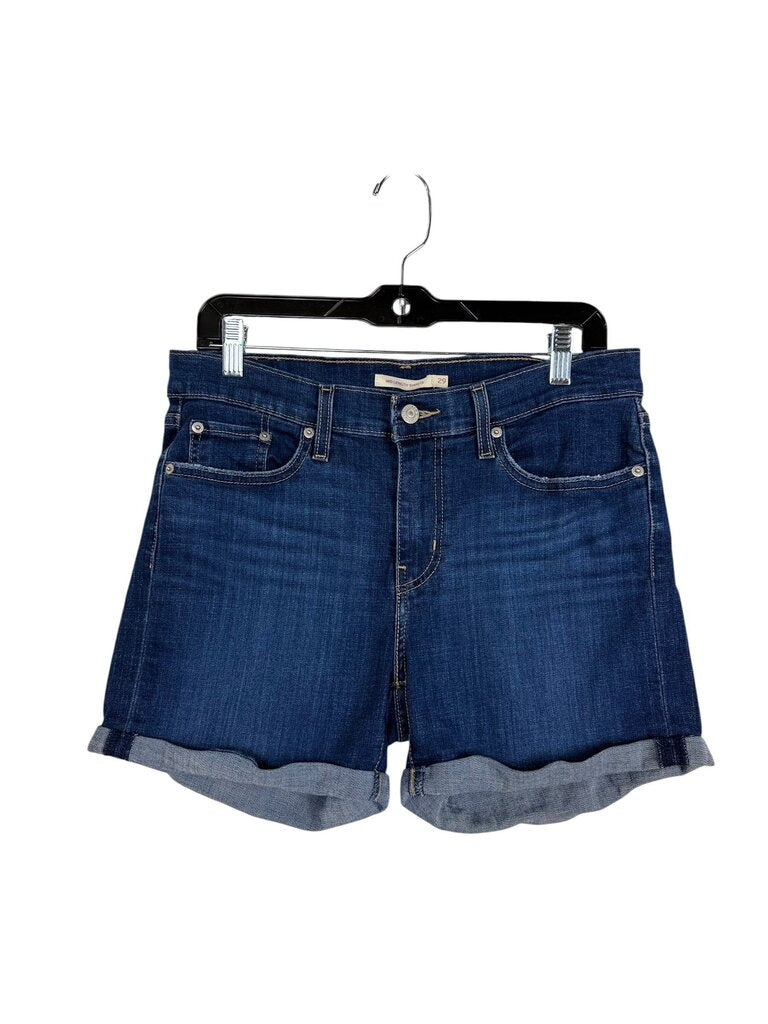 LEVI'S MID LENGTH DENIM SHORTS