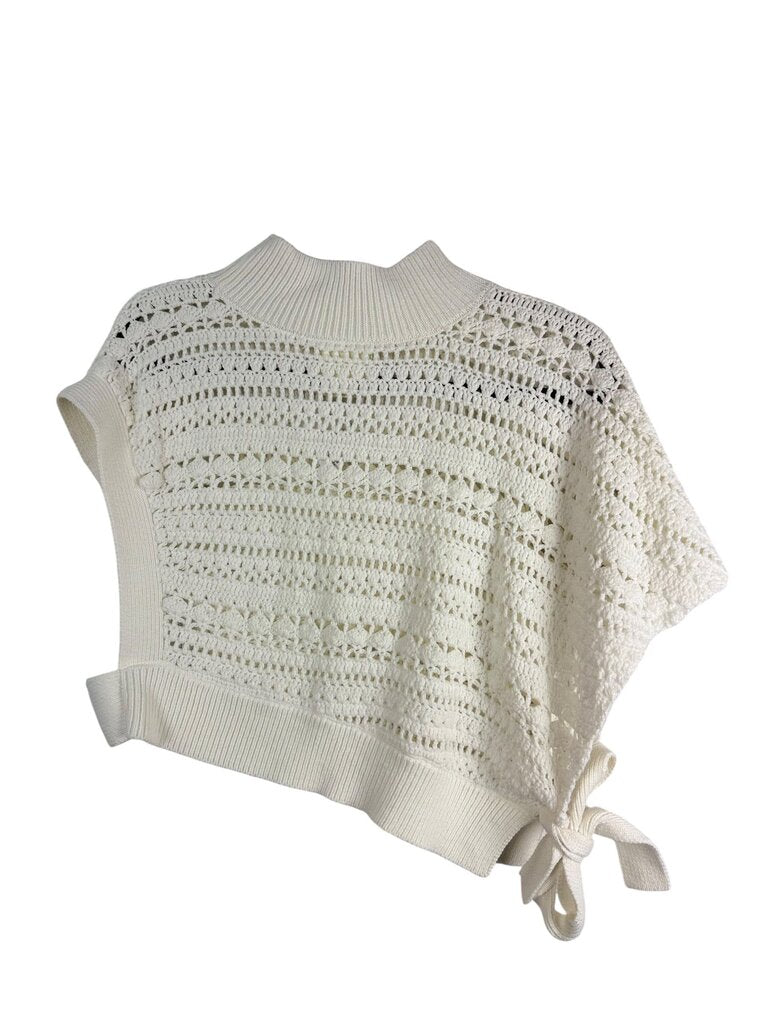 MAEVE ASYMMETRICAL KNIT SWEATER