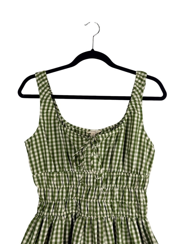 SIM & SAM GINGHAM DRESS