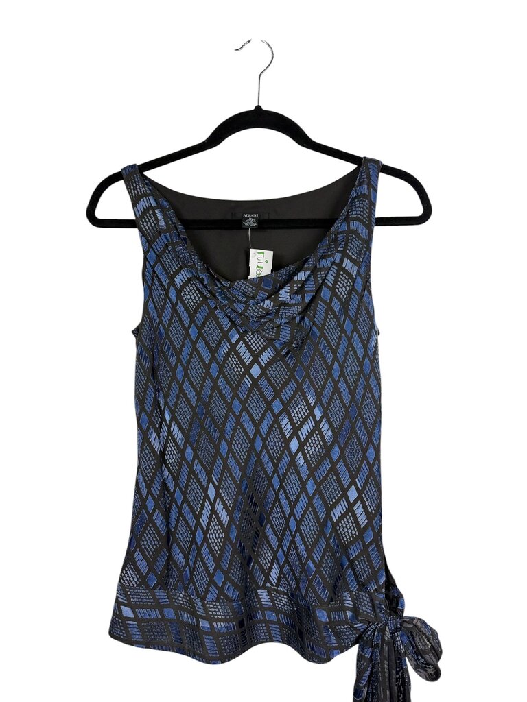 ALFANI VELVET COWL NECK TOP