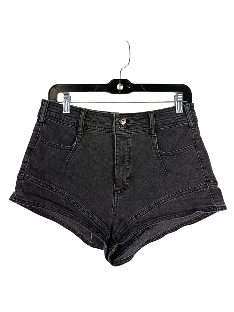 PILCRO DENIM MINI SHORTS