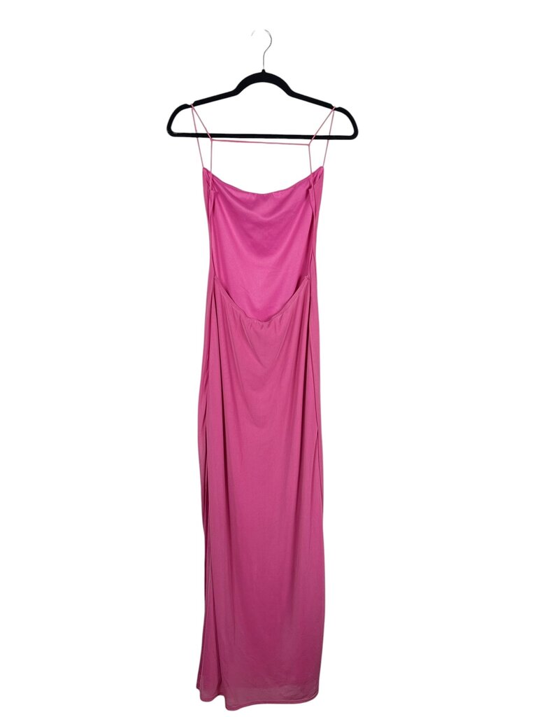 HYFVE MESH OPEN BACK MAXI DRESS