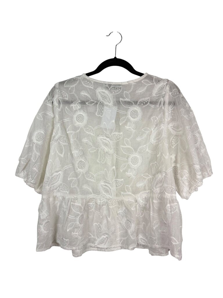 PETAL & PUP FLORAL TIE BLOUSE
