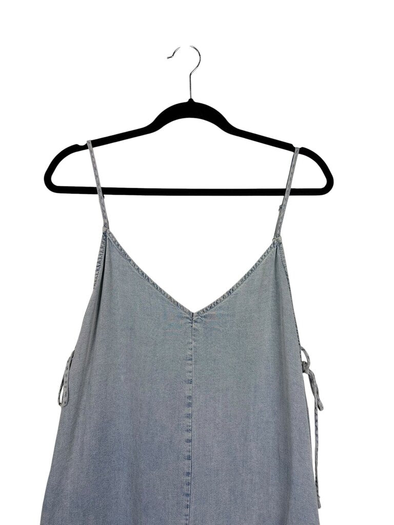 EN CREME DENIM JUMPSUIT