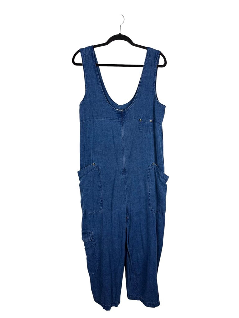 PILCRO DENIM JUMPSUIT