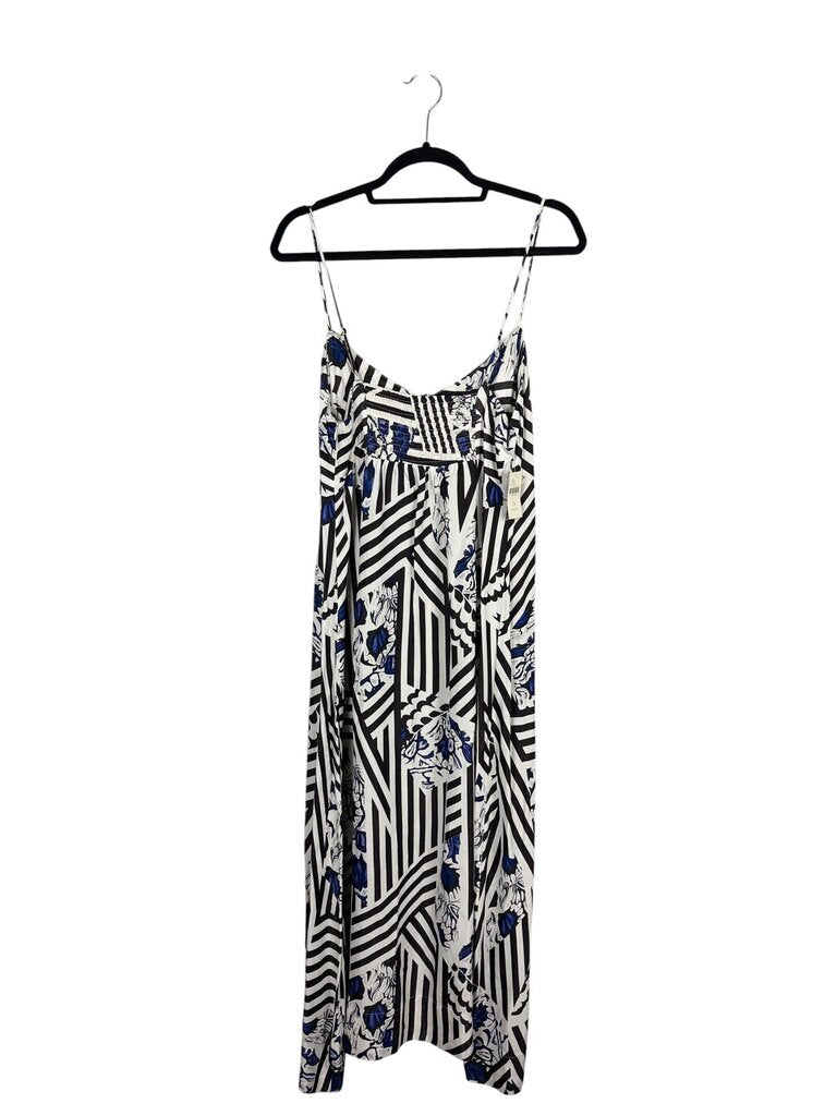 MAEVE FLORAL GEOMETRICAL PRINT MAXI DRESS