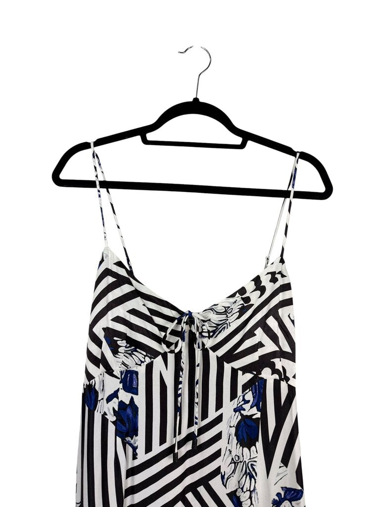 MAEVE FLORAL GEOMETRICAL PRINT MAXI DRESS