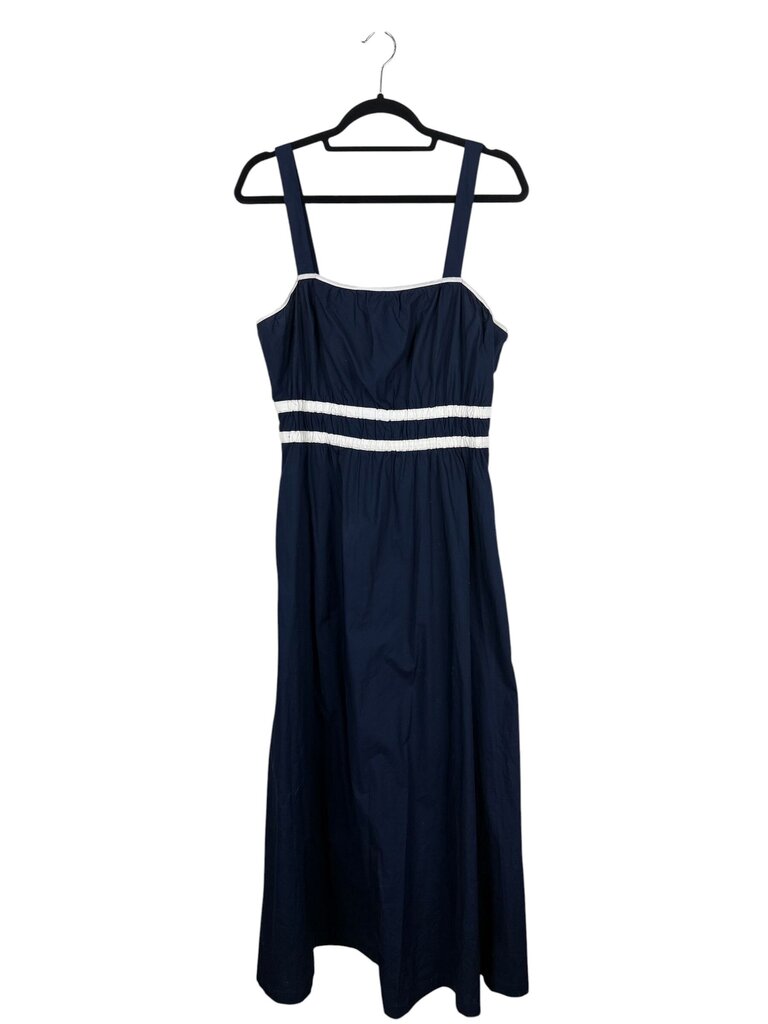 LOFT OUTLET STRIPE MIDI DRESS