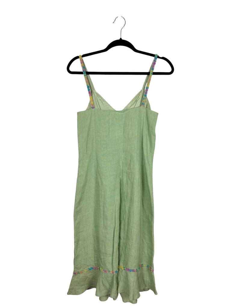 RENATO NUCCI LINEN MIDI DRESS