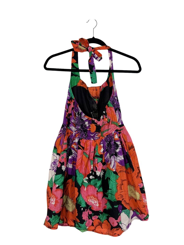FIRE LOS ANGELES FLORAL HALTER DRESS