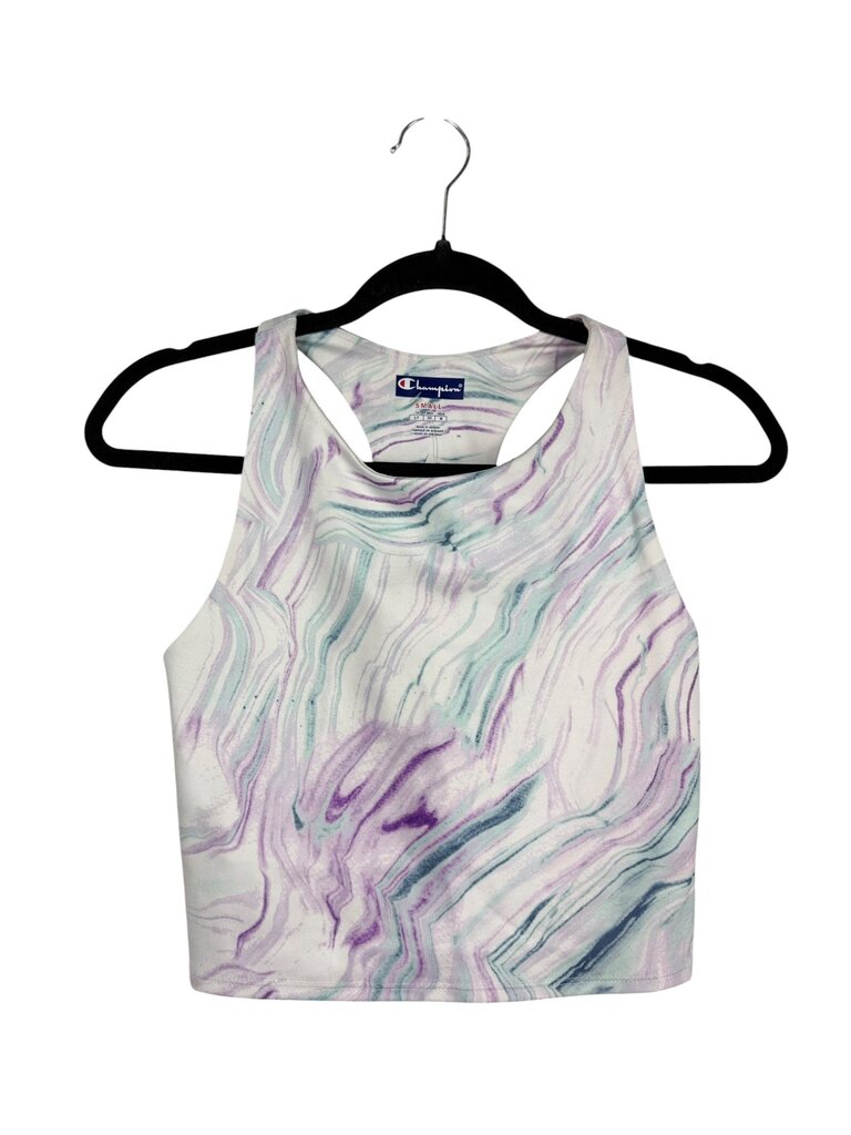 CHAMPION MARBLE PRINT ATHLETIC TOP