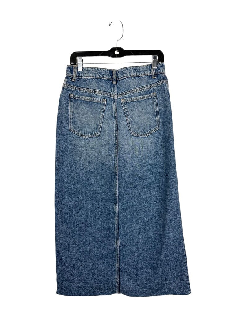GARAGE DENIM MAXI SKIRT