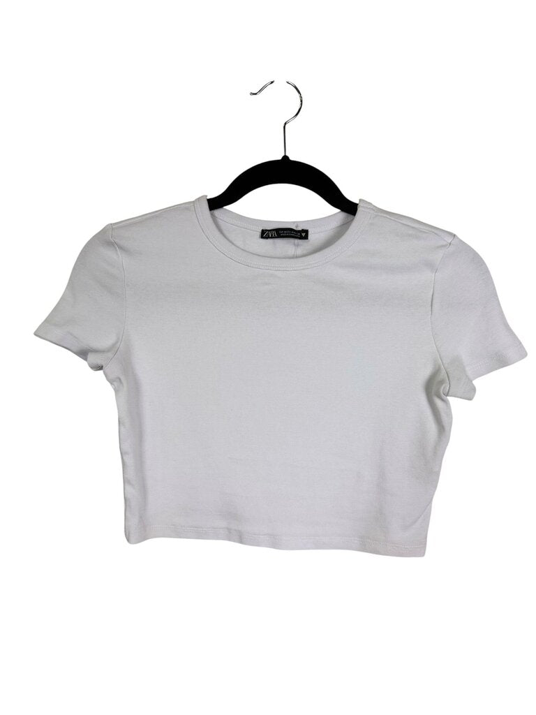 ZARA CROPPED TEE SHIRT
