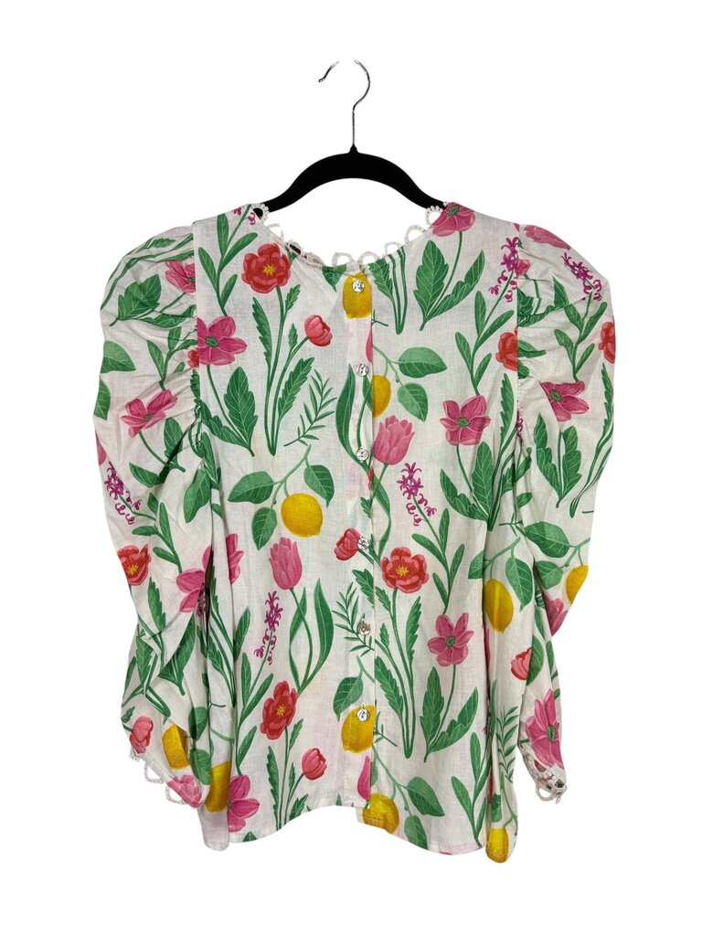 RACHEL ZOE FLORAL BLOUSE