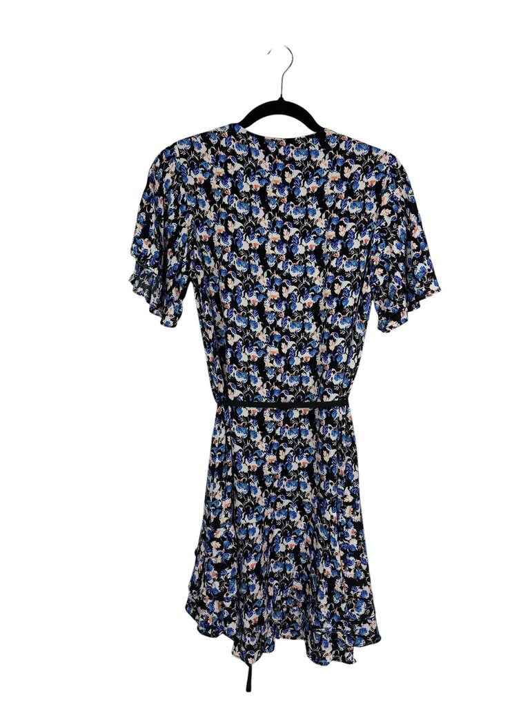 REISS TIE BELT FLORAL DRESS
