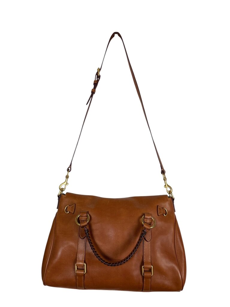 DOONEY & BURKE FLOURENTINE LEATHER SATCHEL