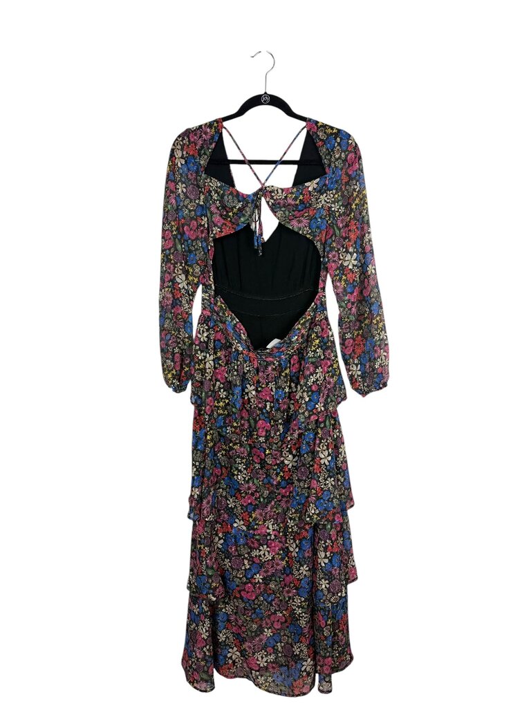 KOKO + MASON FLORAL TIERED MAXI DRESS
