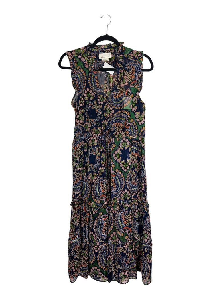 ANTHROPOLOGIE PAISLEY MIDI DRESS