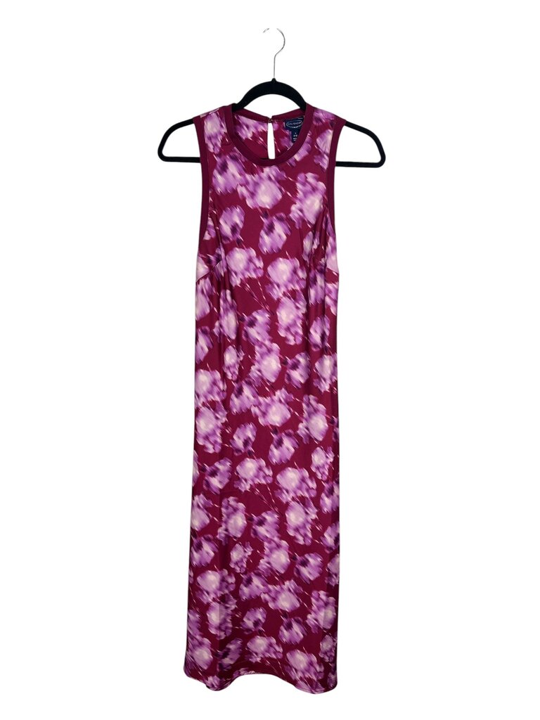 SCOOP ABSTRACT FLORAL MAXI DRESS