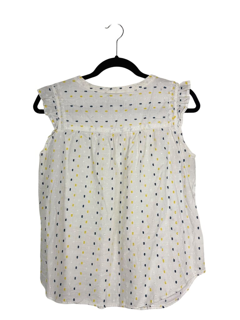 LOFT POLKA DOT PRINT TOP