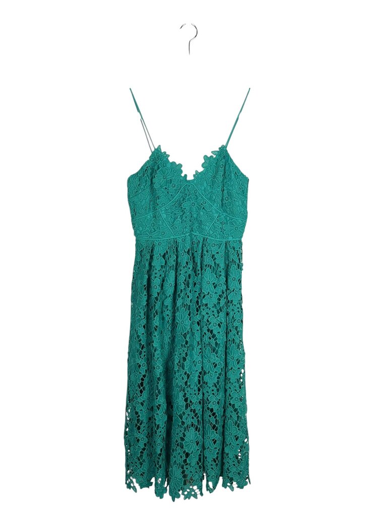 DONNA MORGAN LACE MIDI DRESS